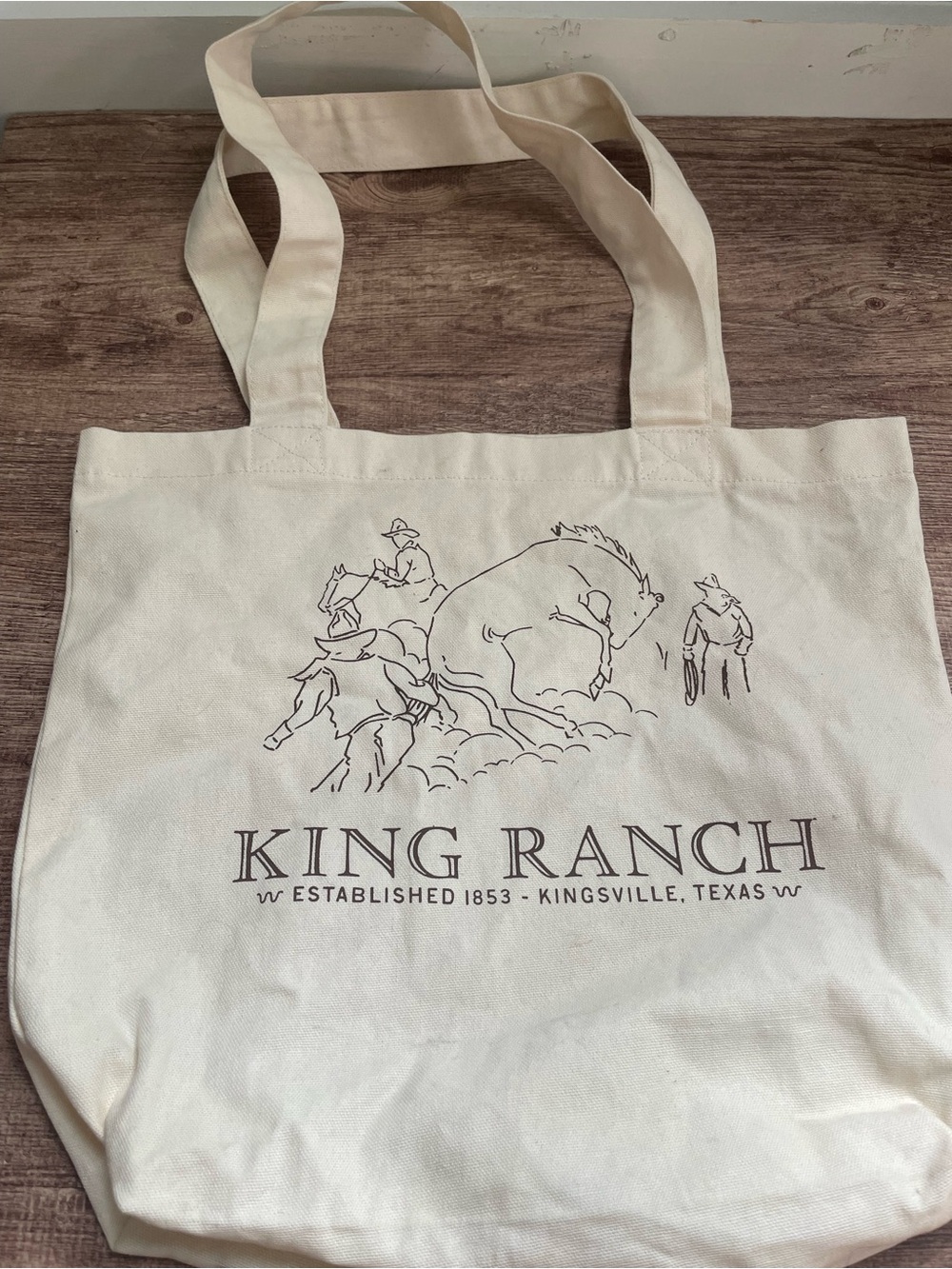 King Ranch Canvas Tote Bag